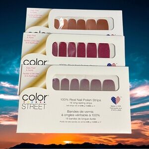 Color Street Nail Strips Trio